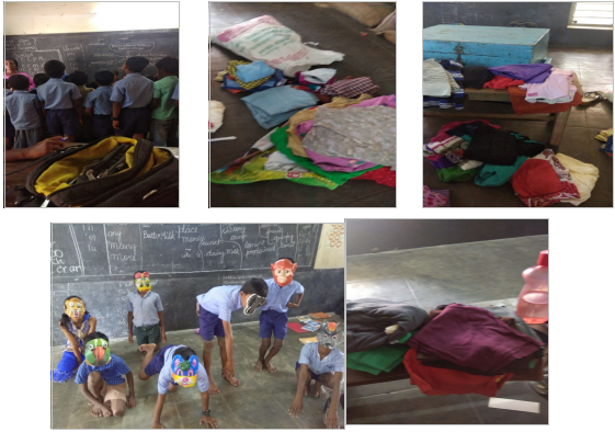 cloths given to poor family students